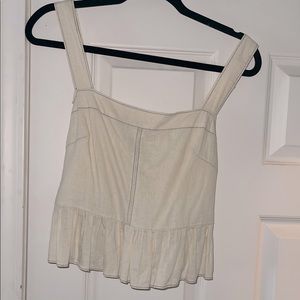 Urban Outfitters Cream Crop